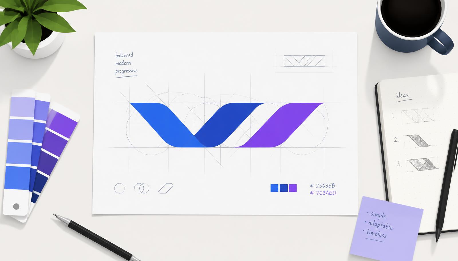 Como criar um logotipo: simplicidade, originalidade e uso com IA