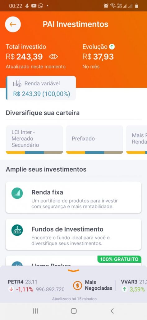 Comprar ações no Banco Inter - PAI Investimentos