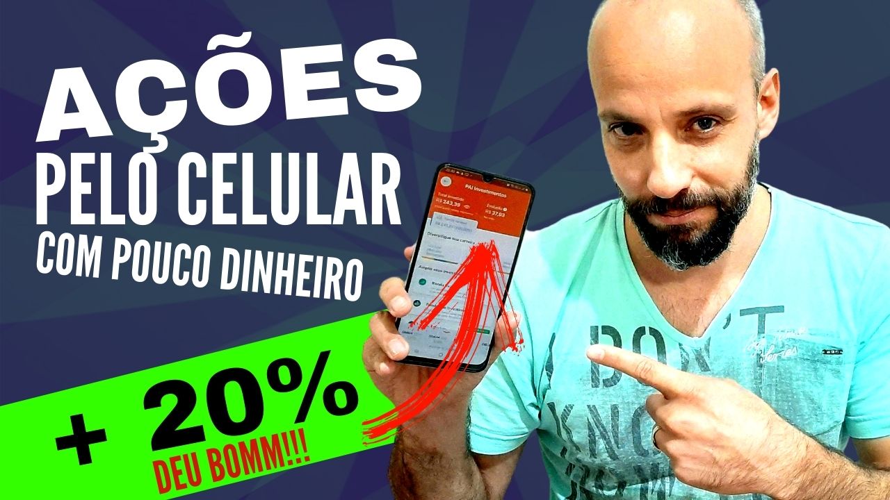 Investir na bolsa com pouco dinheiro pelo celular