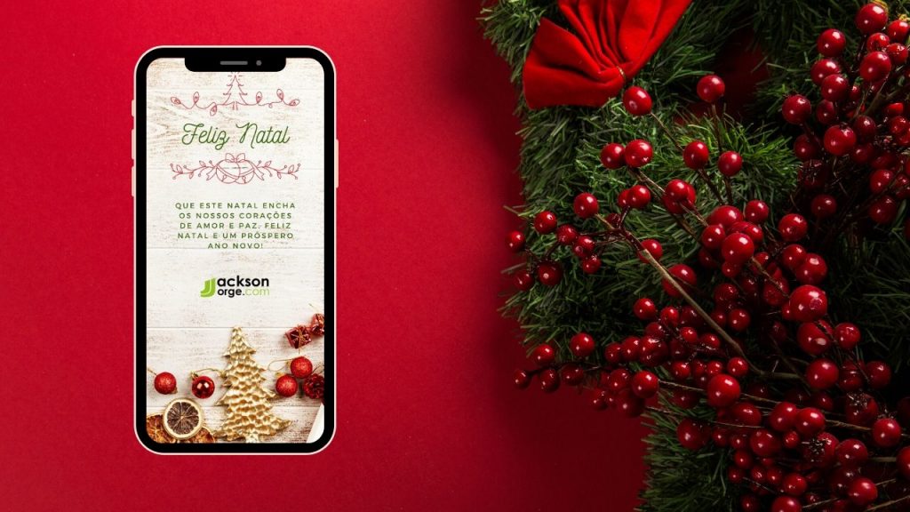 Como criar cartão de natal personalizado